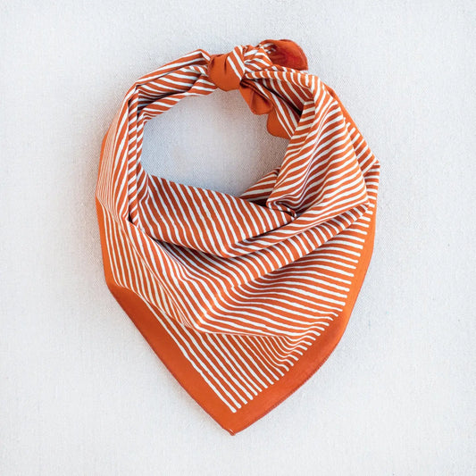 Striped Bandana | orange