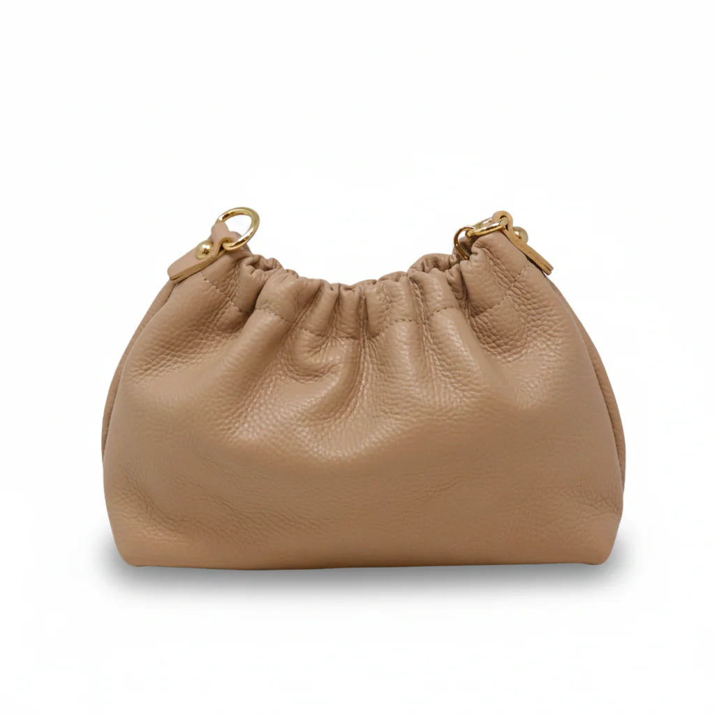 Elisabetta Crossbody Bag: Nude