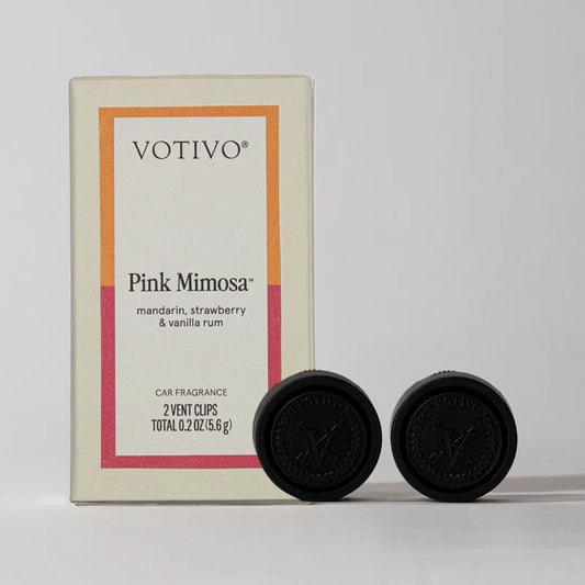 Car Vent Clip (pink mimosa)
