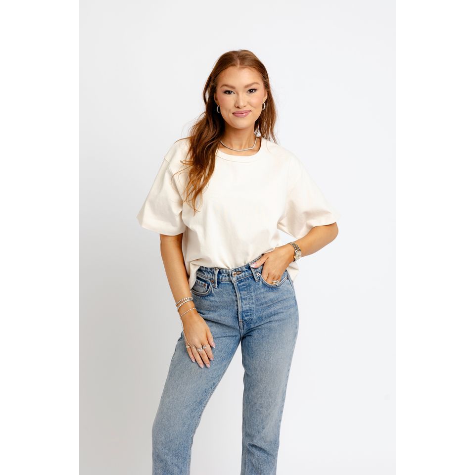 Macy Knit Top (white)
