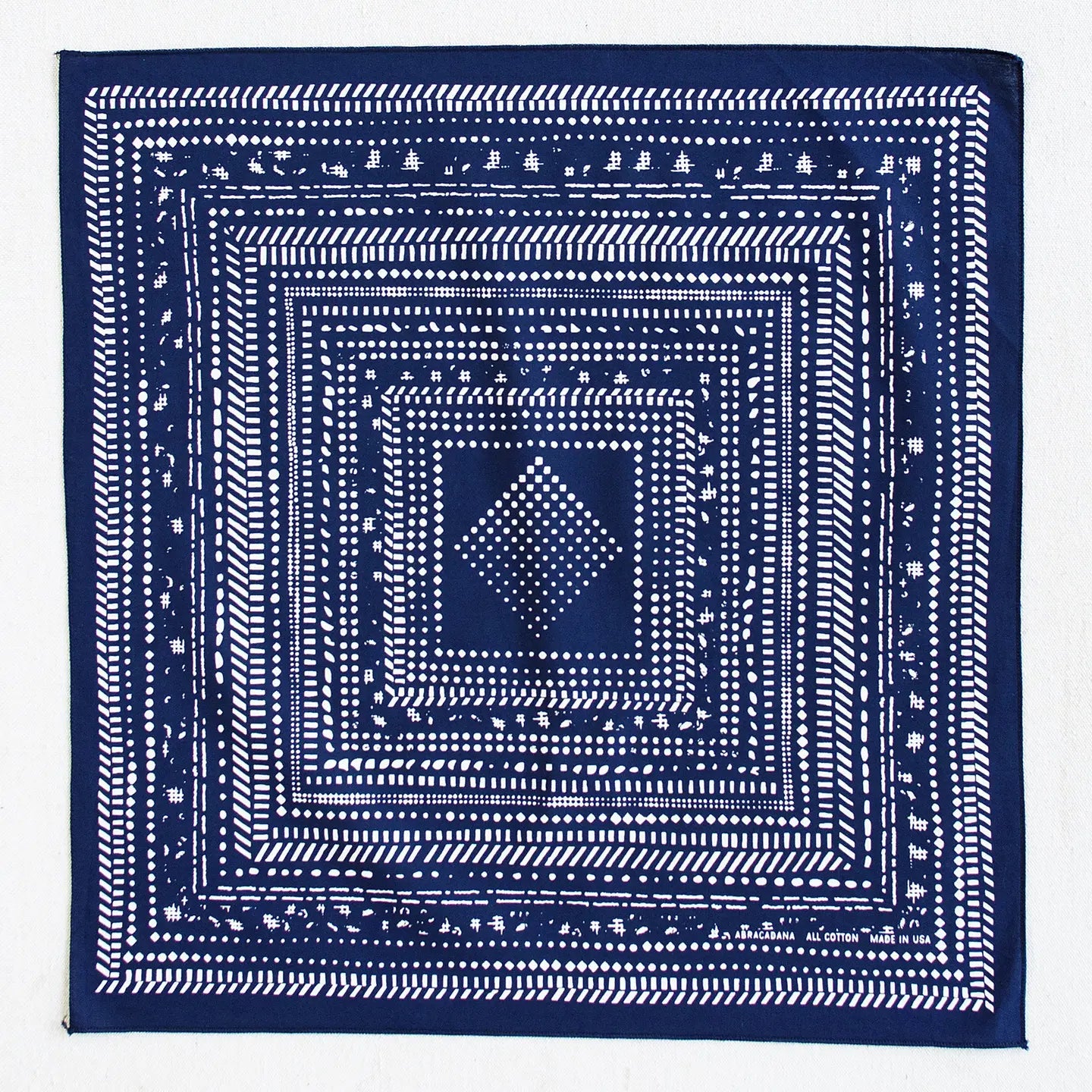 Navy Dash Dot Bandana