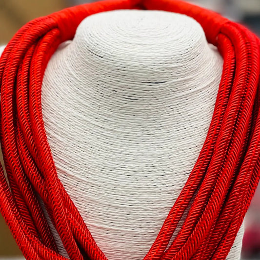 Slub Necklace (Red)