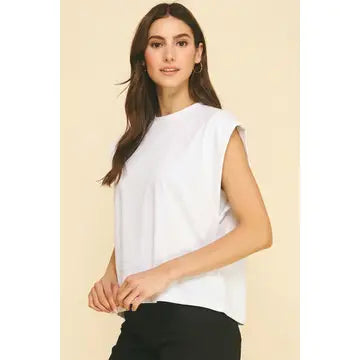 Eloise Knit Top - White