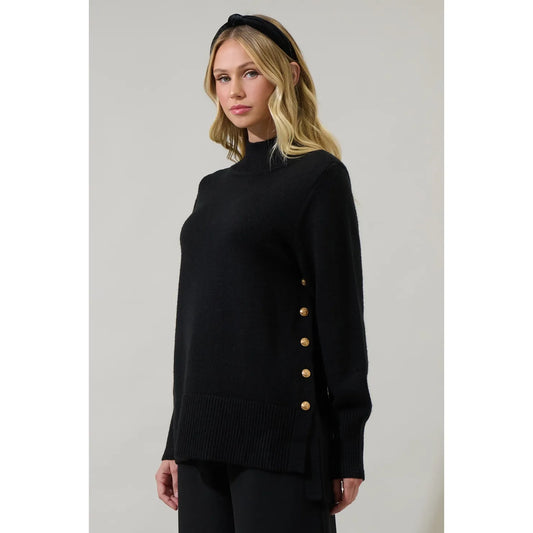 Brussel Mock Neck Sweater