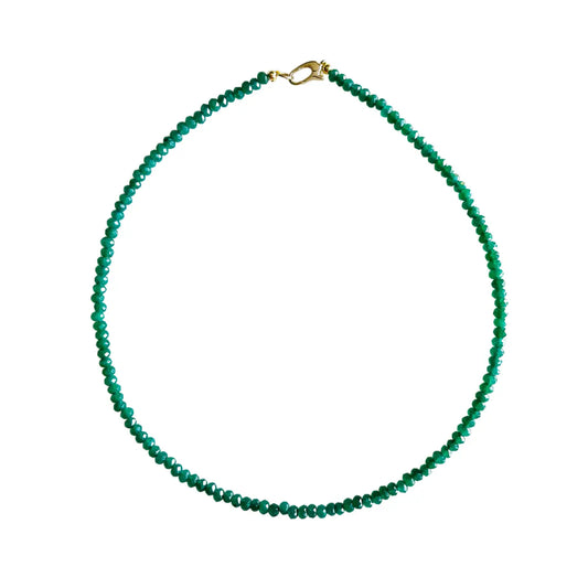 Dainty Candy Necklace | Hunter Green