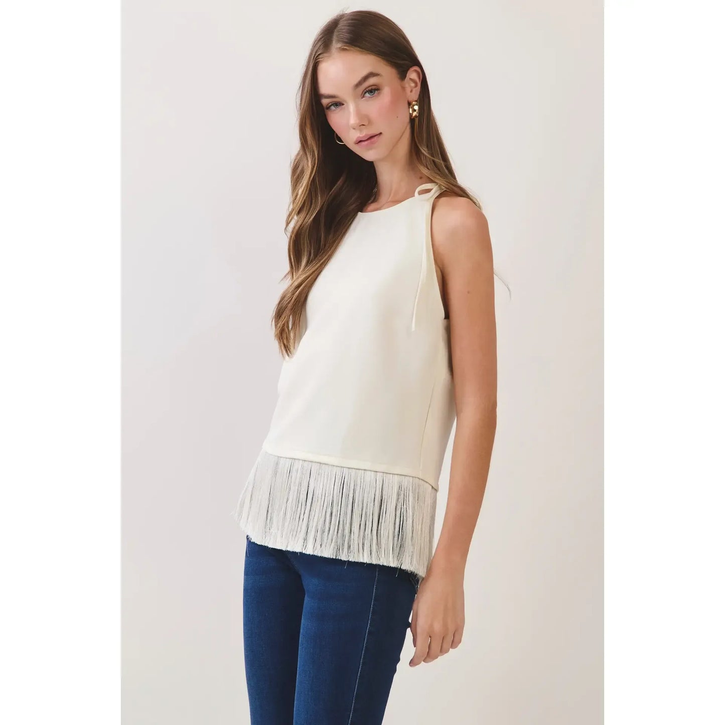 Reba Fringe Top
