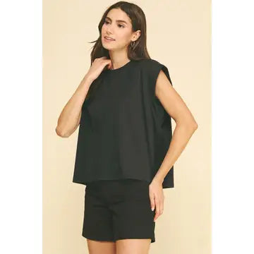 Eloise Knit Top - Black