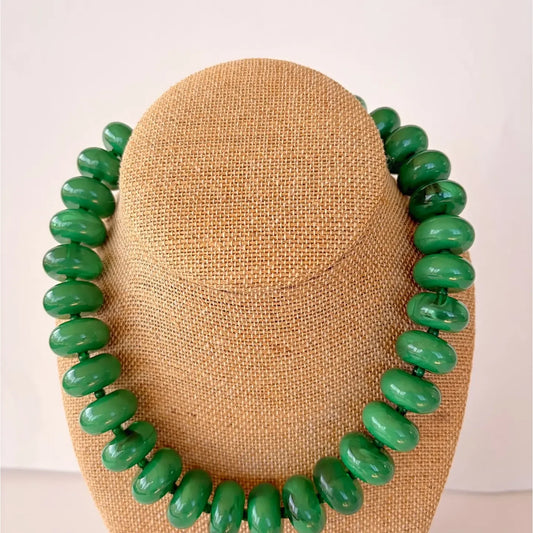 Rory Necklace (emerald green)