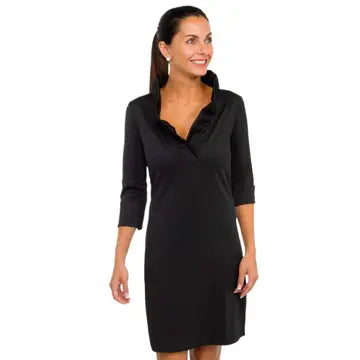 Kathryn Ruffleneck Dress