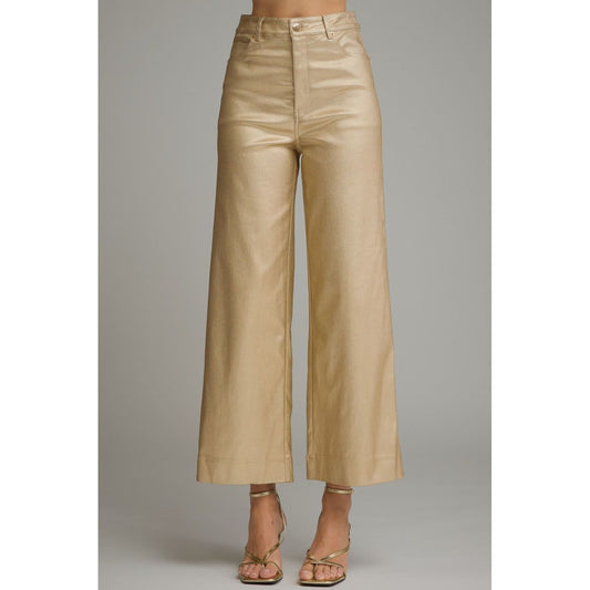 Cher Gold Metallic pants