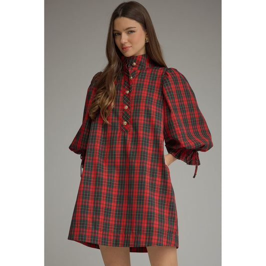 Noel Plaid Dress