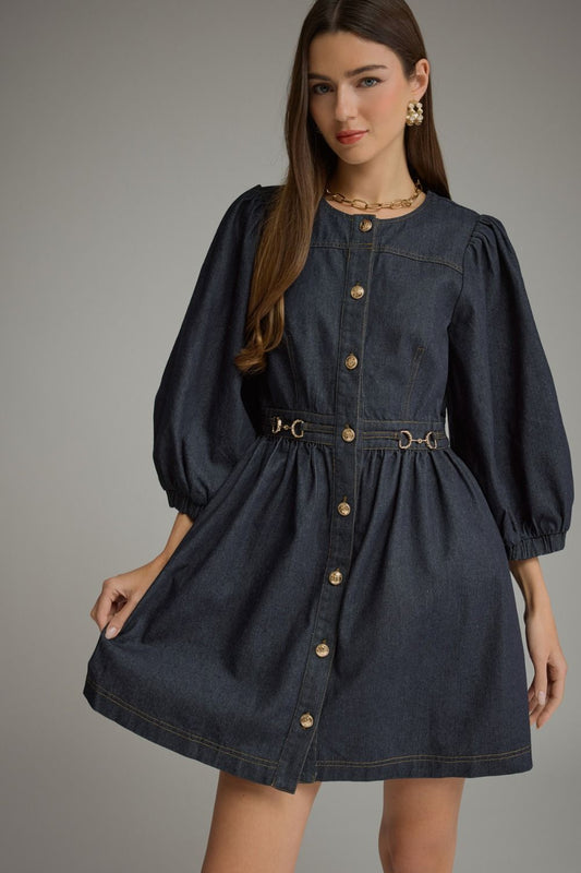 Star Denim Dress