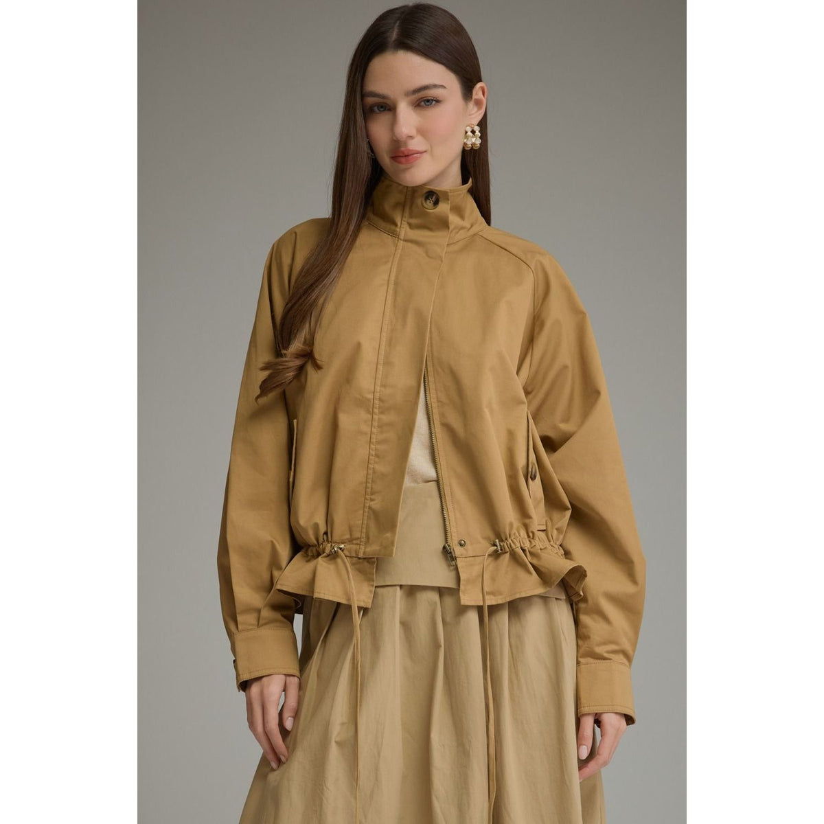 Beatrice Funnel Neck Jacket