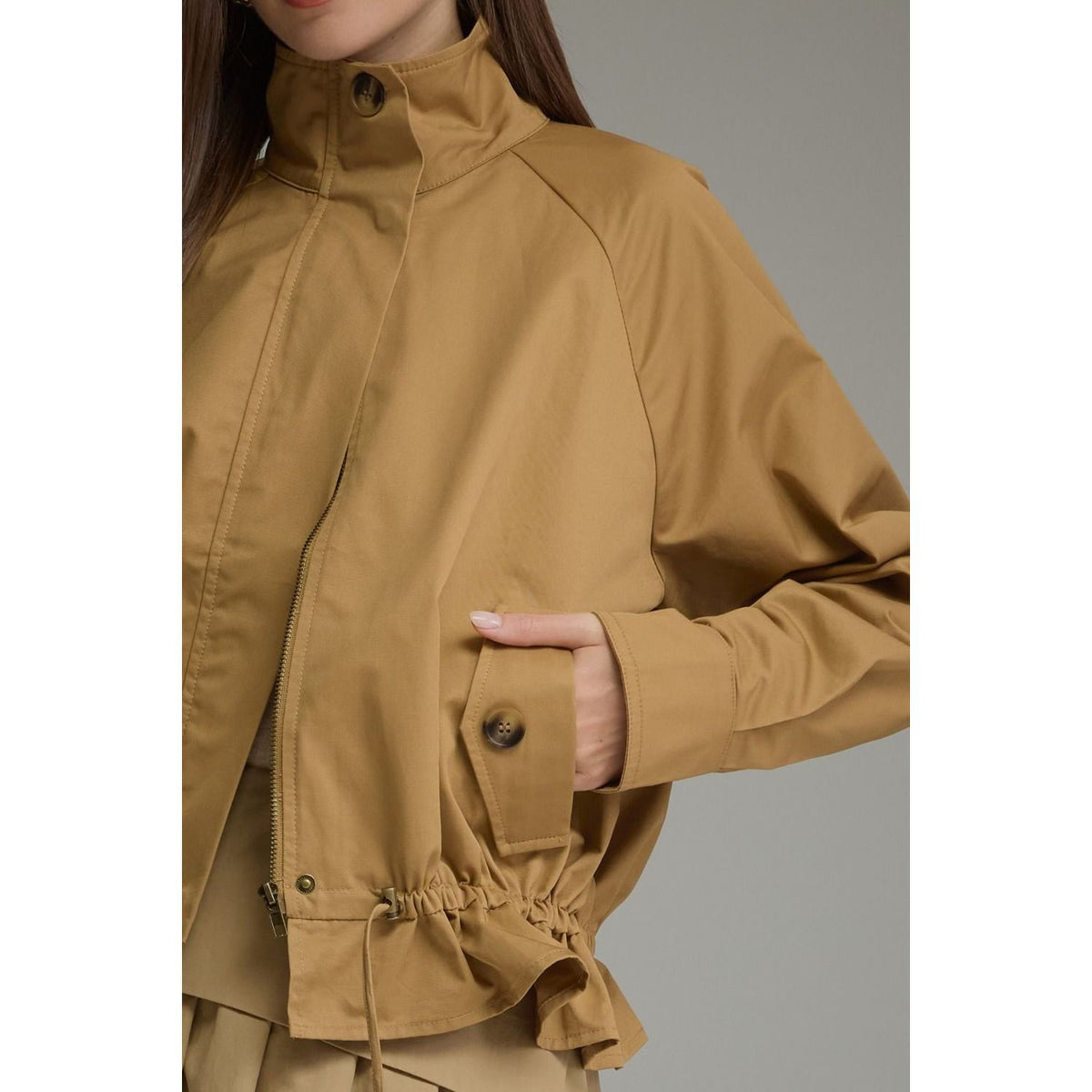Beatrice Funnel Neck Jacket