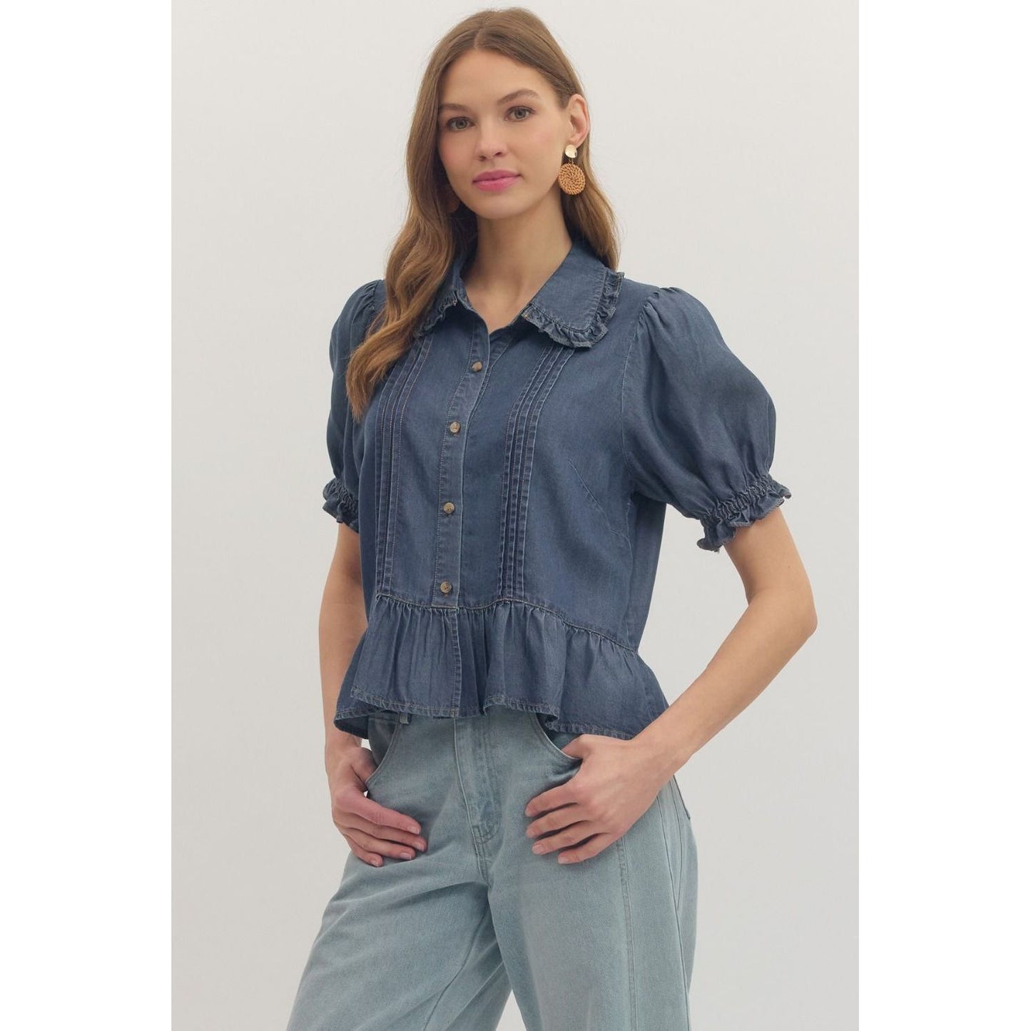 Ani Peplum Blouse