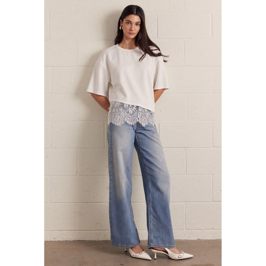 Arabella Knit Top (white)