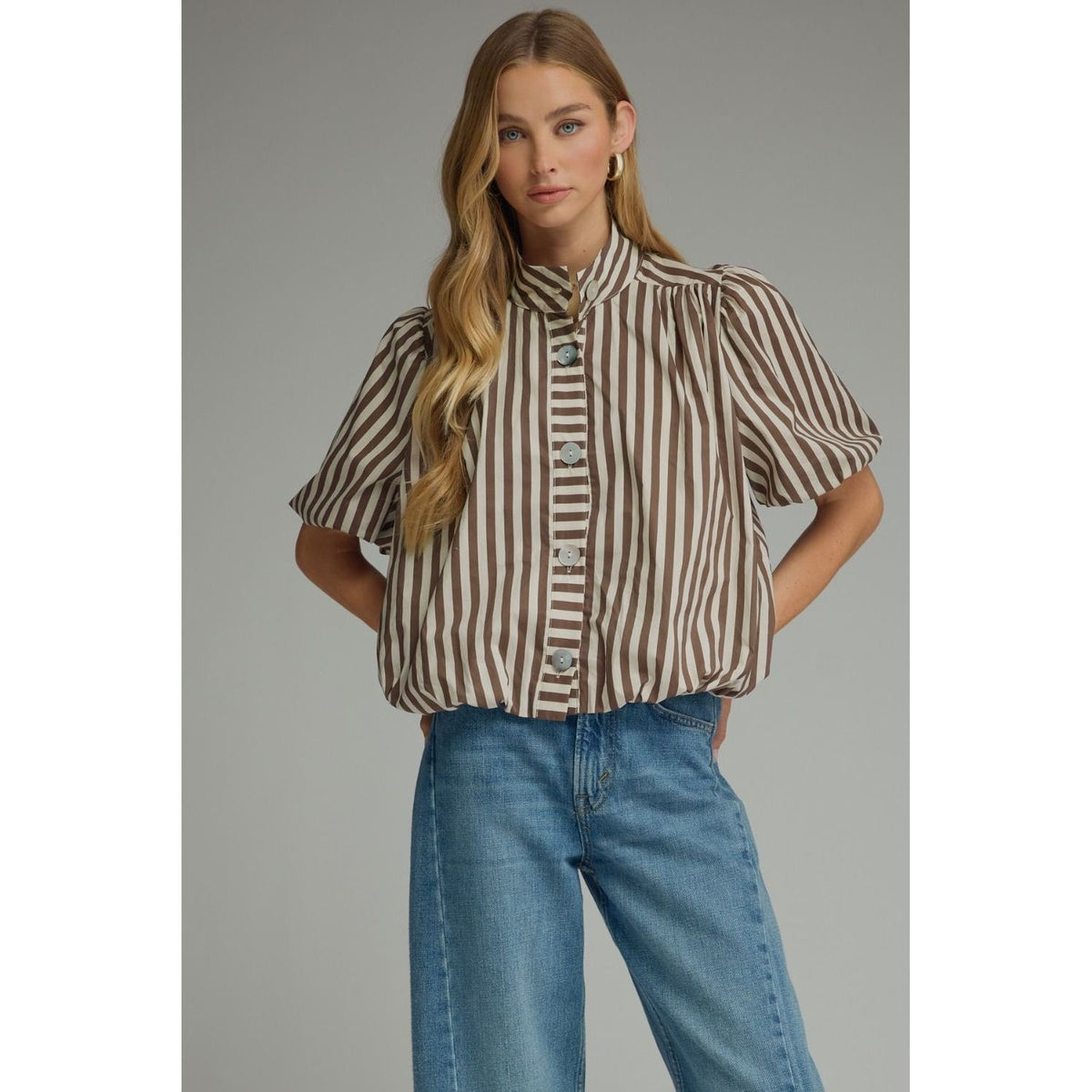 Lily Bubble Hem Blouse