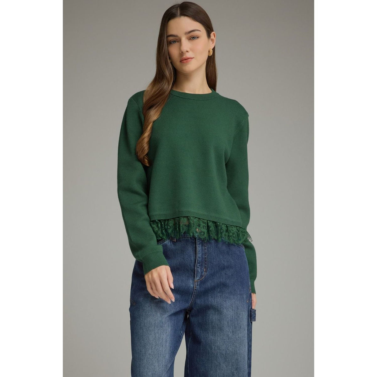 Cindy Knit Top (Pine)