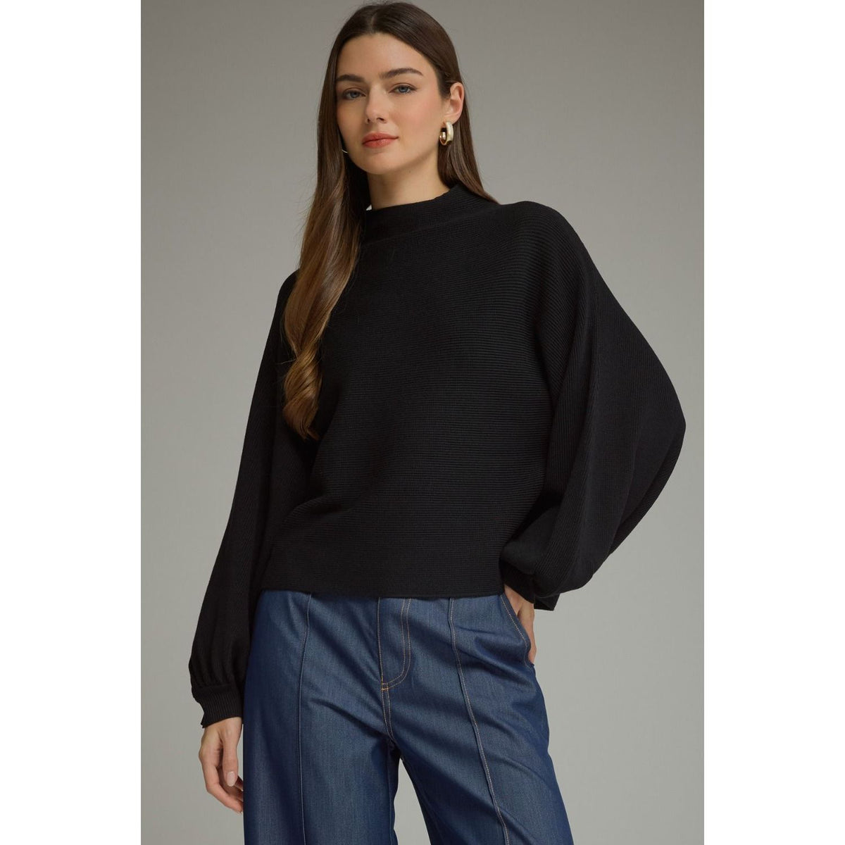 Raquel Knit Pullover (black)