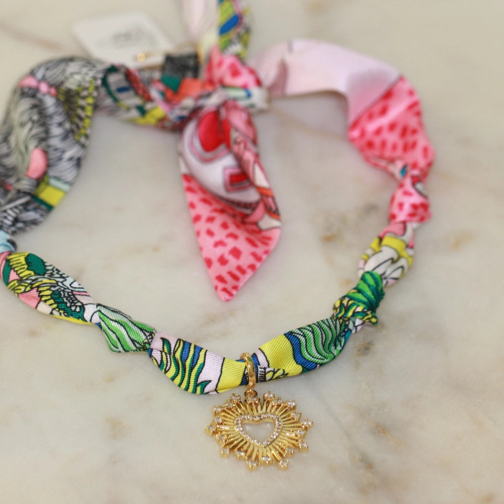 Presley Starburst Scarf Necklace