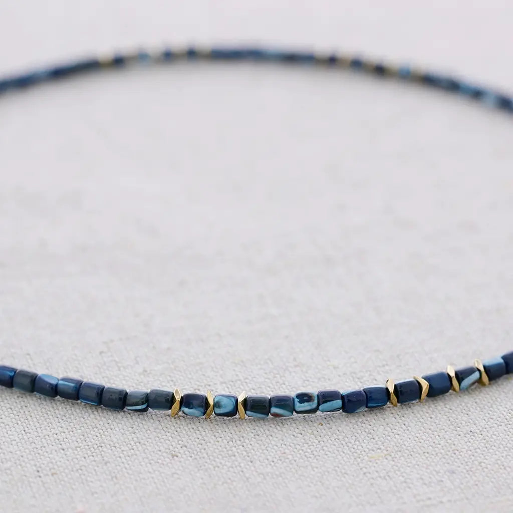 Nacar Beaded Necklace (oil)
