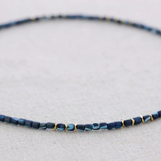 Nacar Beaded Necklace (oil)