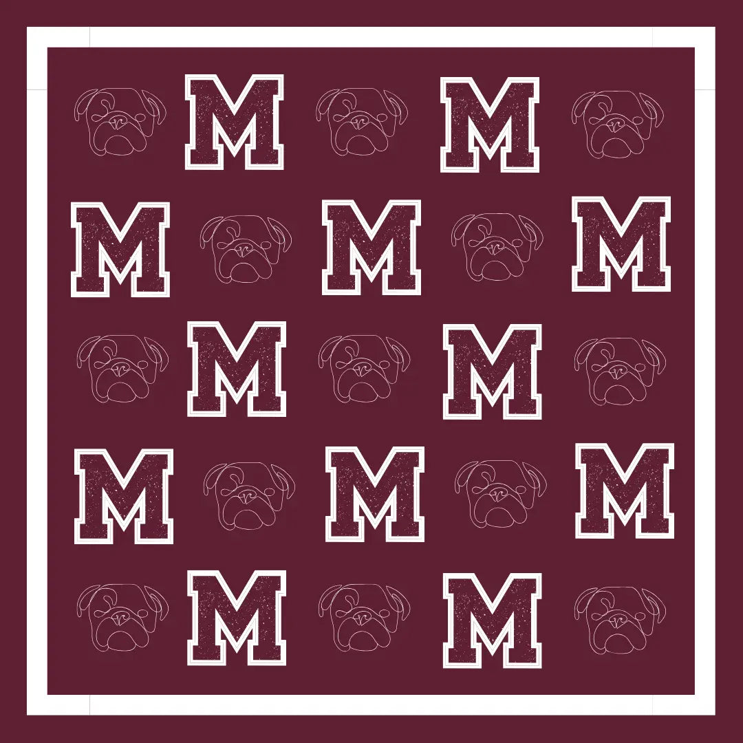 Mississippi State Game Day Scarf