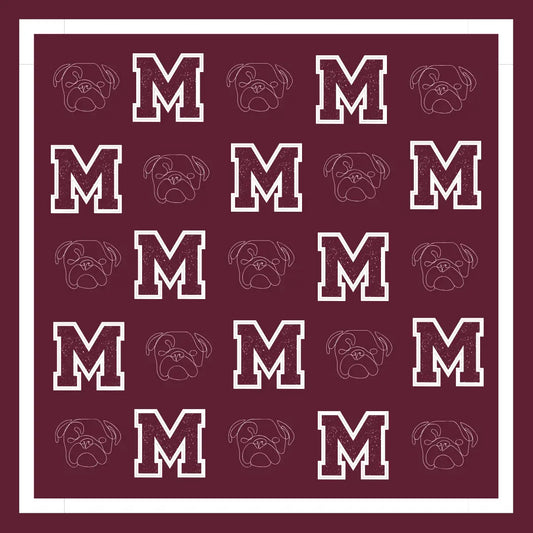Mississippi State Game Day Scarf