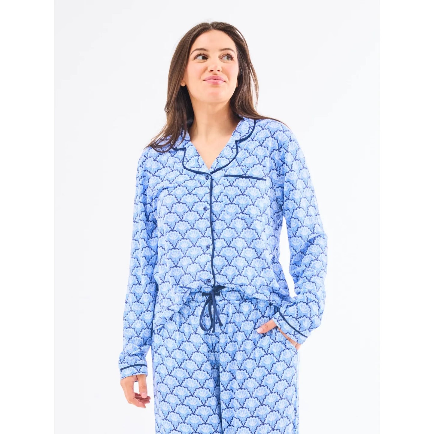 Charlotte Pajama Set (second glance blue)