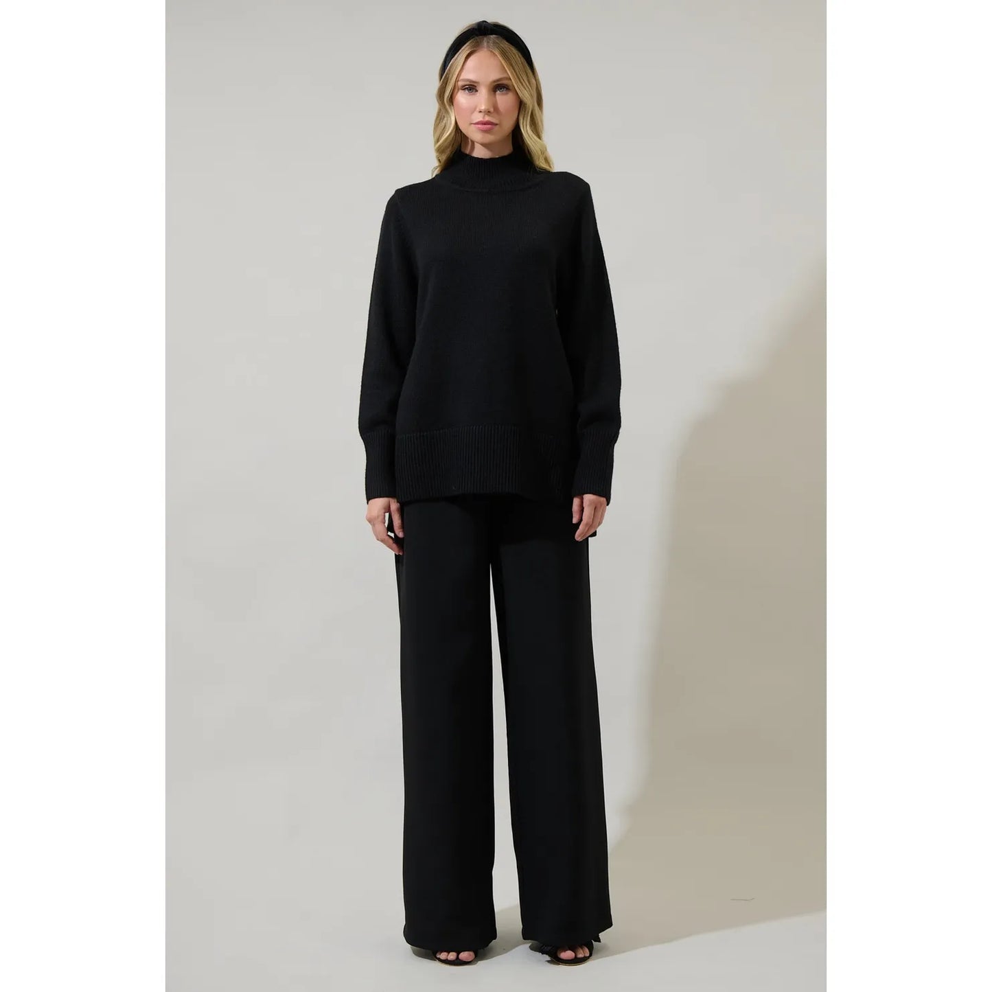 Brussel Mock Neck Sweater