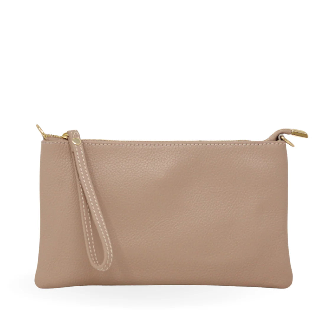 Wallet Crossbody: Nude