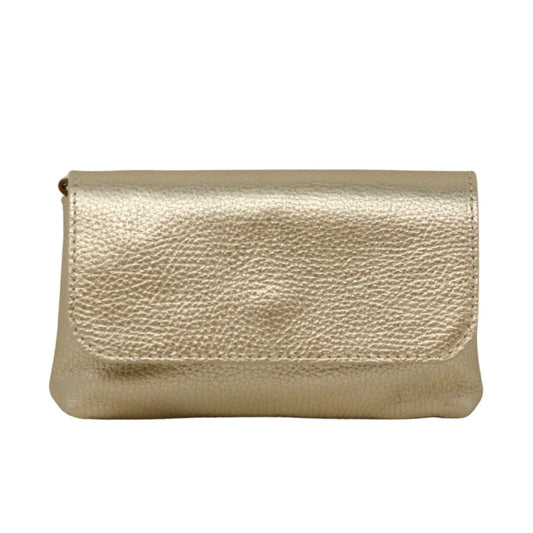 Gia Crossbody Clutch (gold)