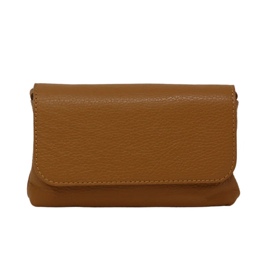 Gia Crossbody Clutch (camel)