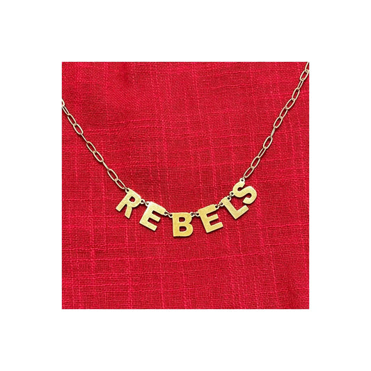 Chunky Gameday Necklace (Rebels)