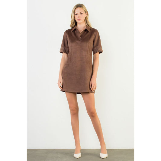 Judith Suede Dress