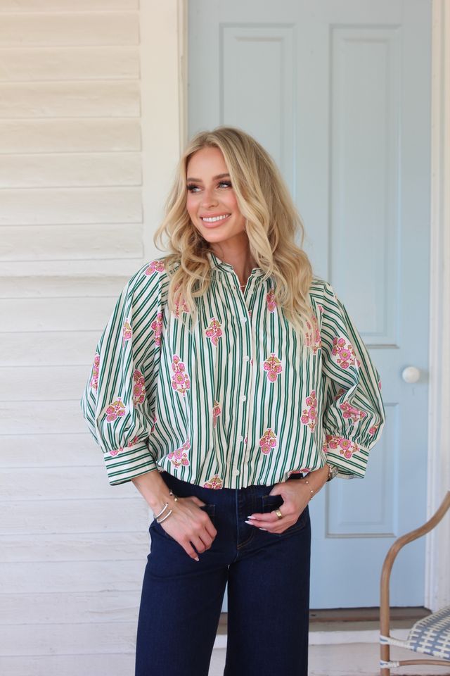 Flossie Bubble Hem Top